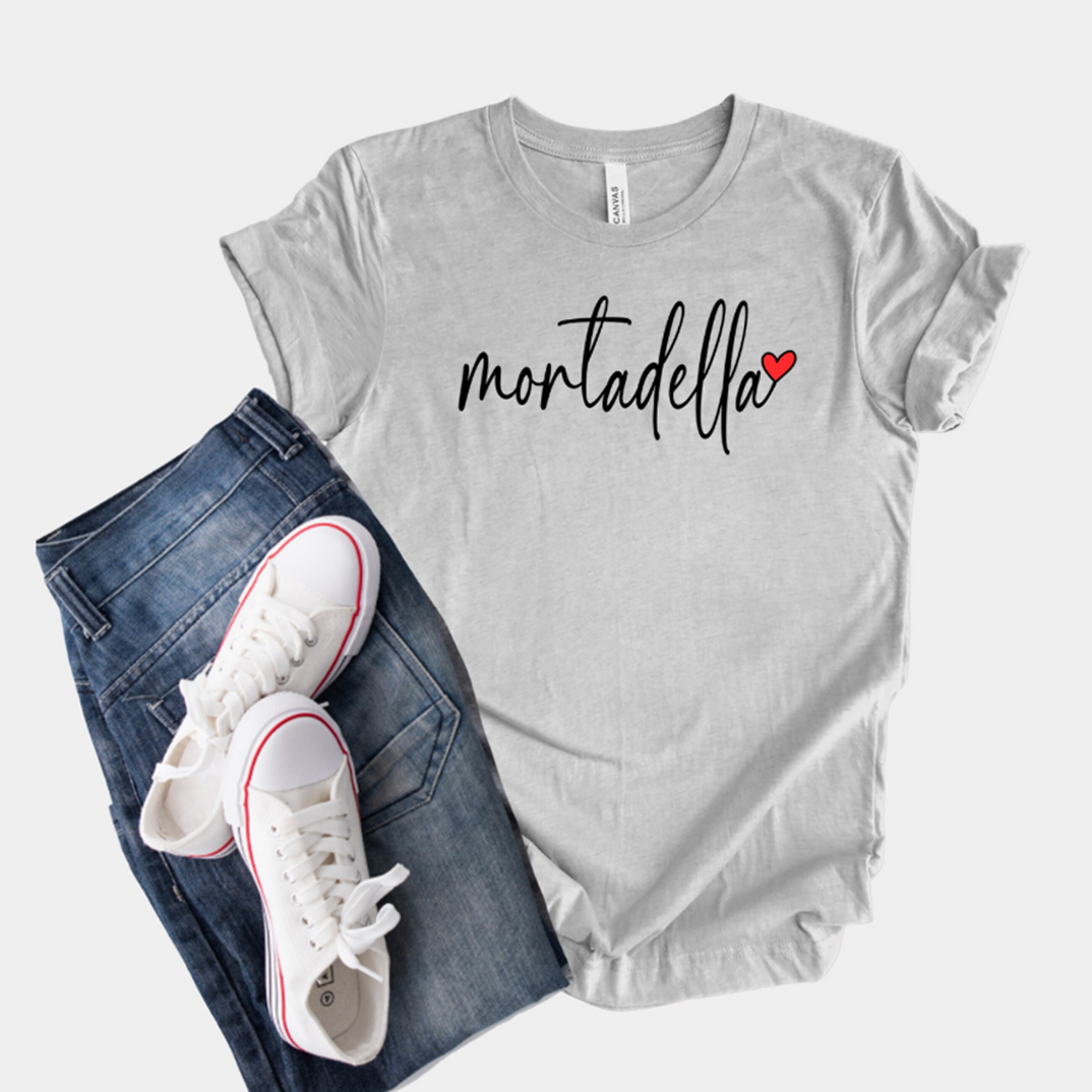 Mortadella Crewneck Tshirt, Unisex Mortadella Tshirt, Mortadella
