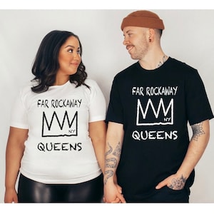 Camiseta FAR ROCKAWAY Queens, camiseta unisex New York Queens, camiseta Far Rockaway Crown, camiseta Queens NYC