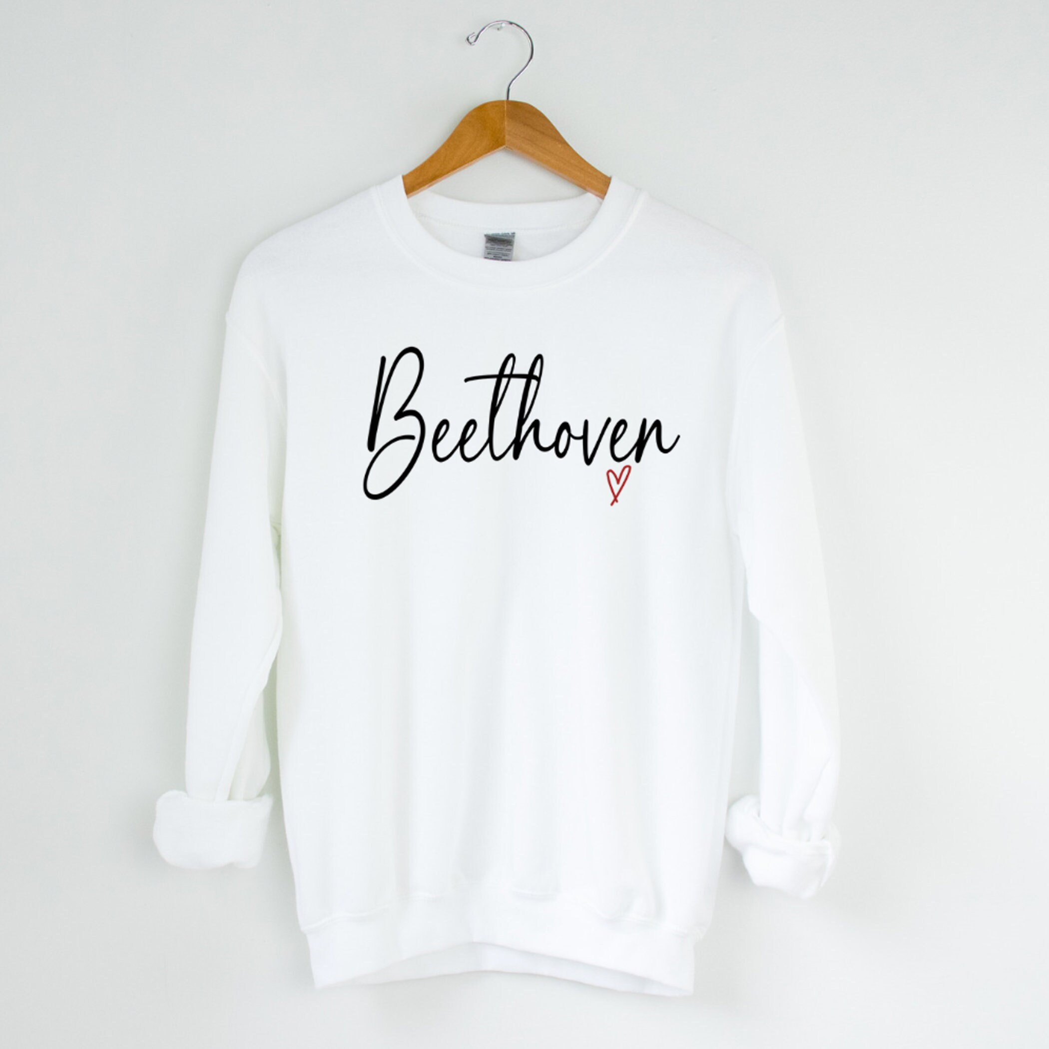 Beethoven Sweatshirt - Classical Music Crewneck Pullover - Etsy