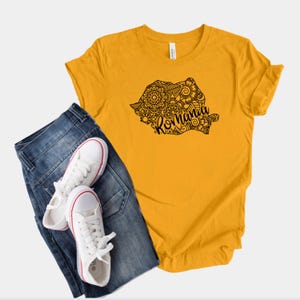 Romania Map Shirt, Boho Hippie Mandala Tshirt, Romanian Birthday Gift, Bucharest Vacation, Brașov & Cluj-Napoca Tee,