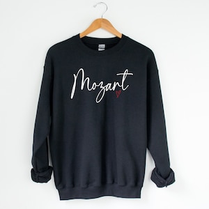 MOZART Music Lover Sweatshirt Mozart Classic Music Composer Sweater, Classic Music Lover, Classic Music artist, Music Teacher Gift