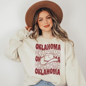 OKLAHOMA HOME State Sweatshirt, Oklahoma Sooner Sweater, Oklahoma Football Sweatshirt, Oklahoma Roots Native, Oklahoma Western Shirt
