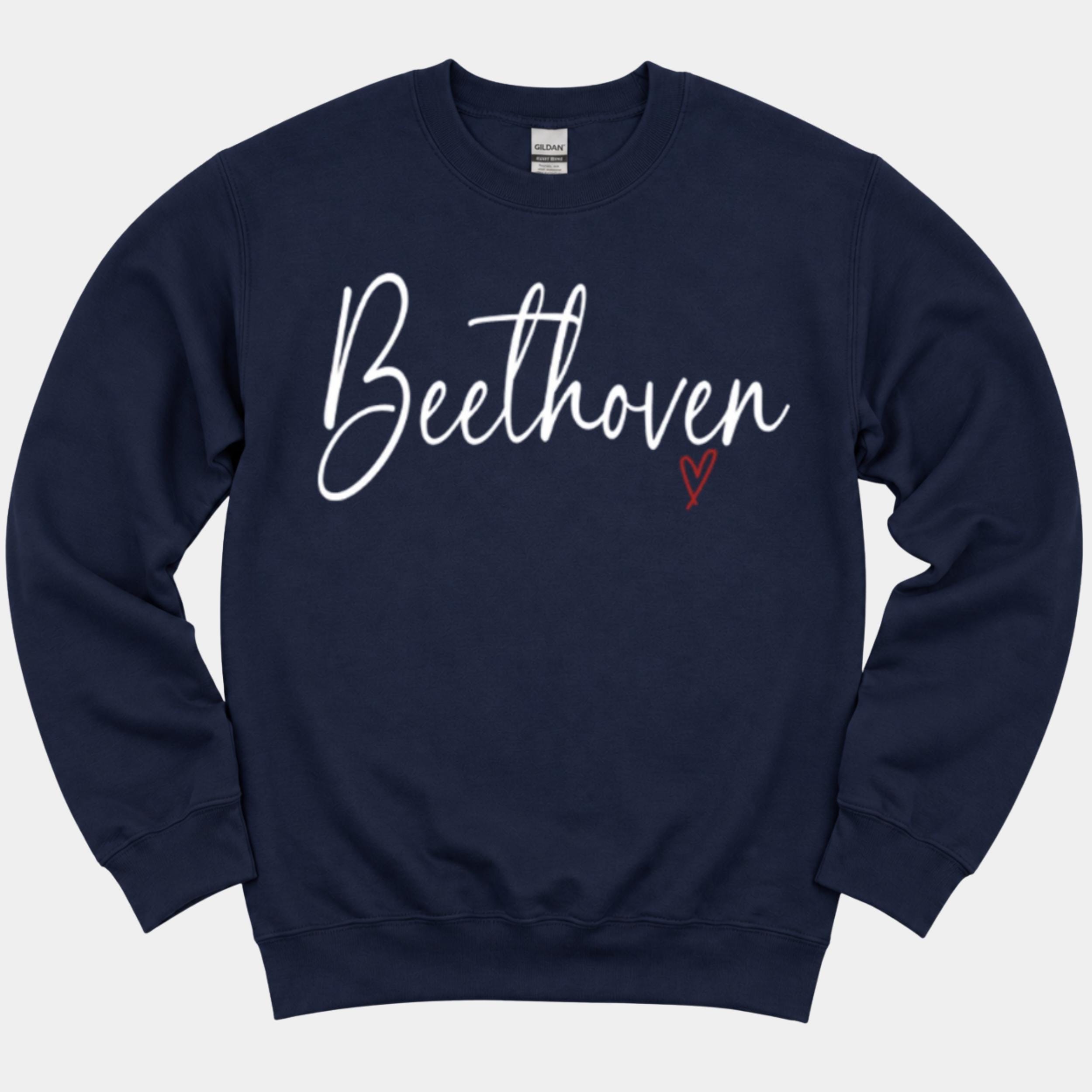 Beethoven Sweatshirt - Classical Music Crewneck Pullover - Etsy