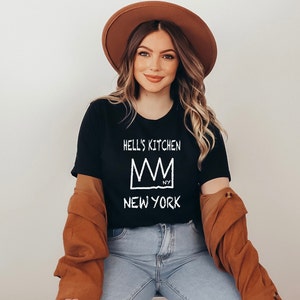 HELL&#39;S KITCHEN T-shirt, New York Hell&#39;s Kitchen Manhattan Unisex Shirt, New York Crown Tee, Manhattan N.Y. Shirt, New York City borough
