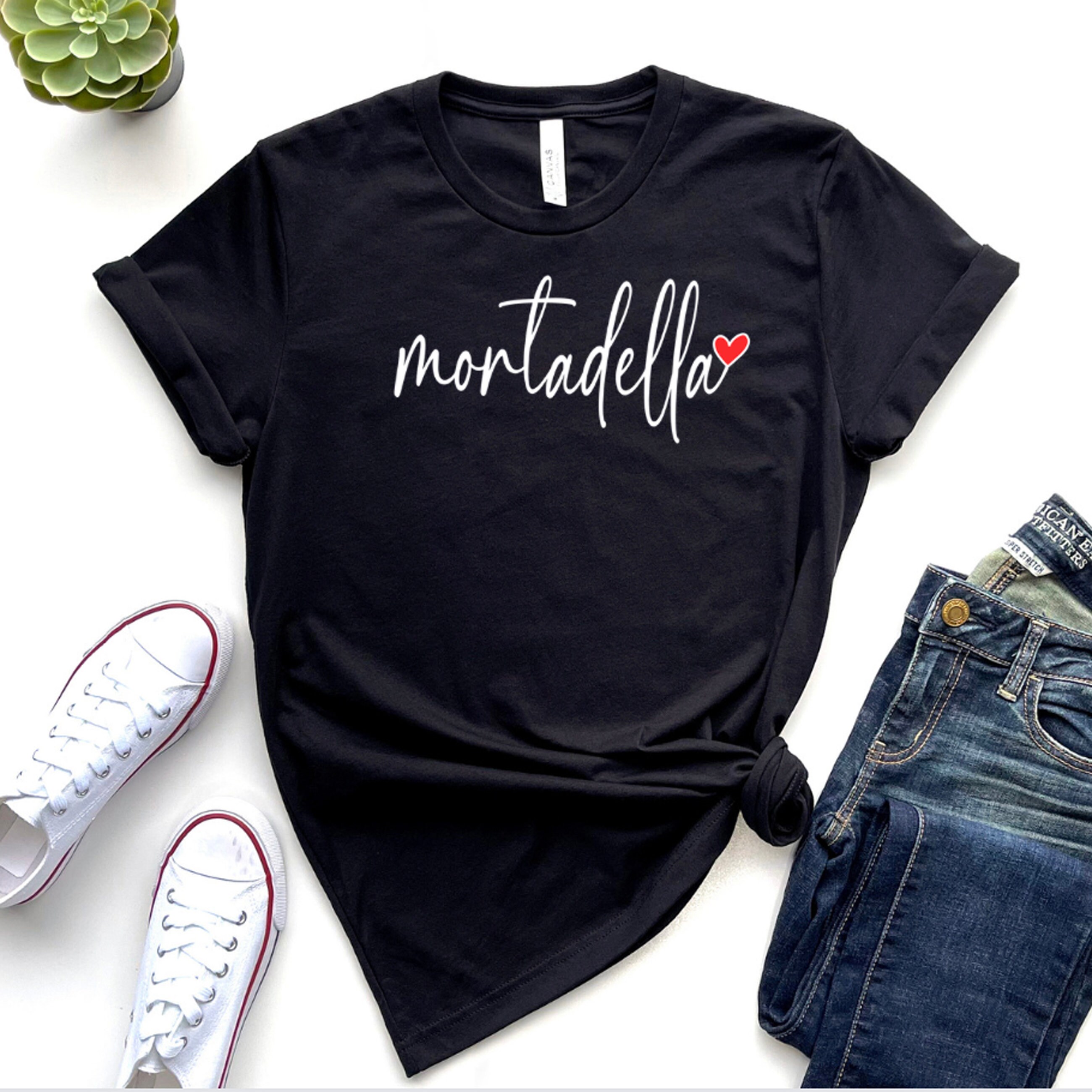 Mortadella Crewneck Tshirt, Unisex Mortadella Tshirt, Mortadella