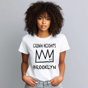 CROWN HEIGHTS Brooklyn T-shirt, New York Brooklyn Unisex Shirt, BKLN Crown Tee, Brooklynite N.Y. Shirt, New York City borough T-shirt