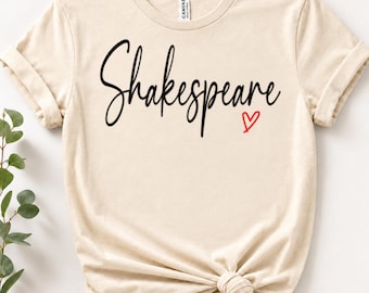 William Shakespeare T-Shirt, English Playwright, Poet, and actor