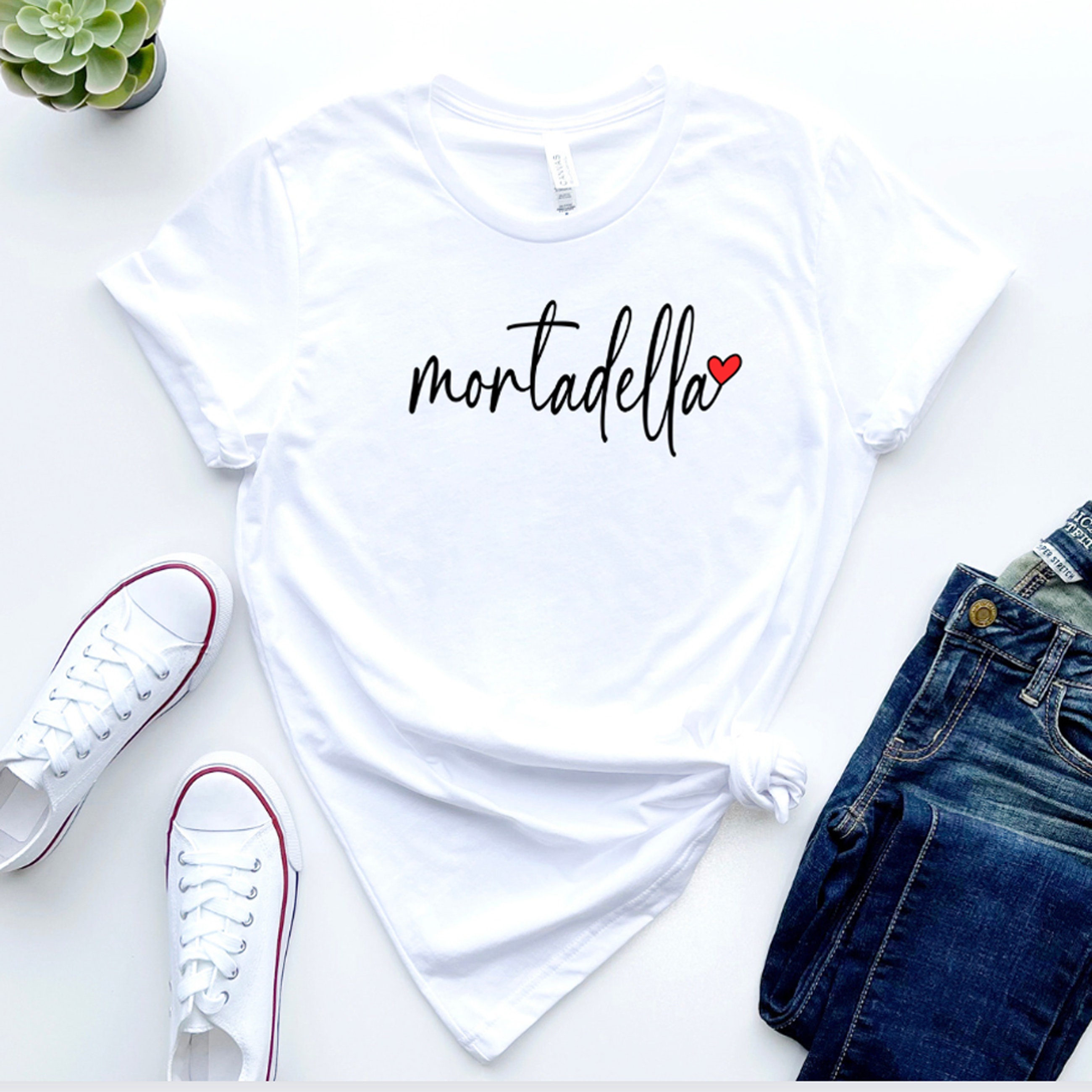 Mortadella Crewneck Tshirt, Unisex Mortadella Tshirt, Mortadella