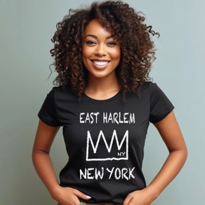 EAST HARLEM Shirt, New York East Harlem Manhattan Unisex Shirt, New York Crown Tee, East Harlem Manhattan N.Y. Shirt, New York City borough