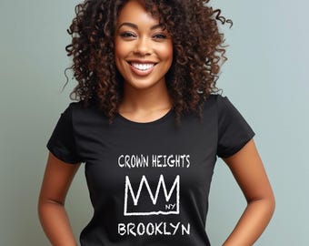 T-shirt Crown Heights Brooklyn, uniseks Bella Canvas T-shirt
