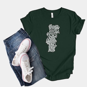 Portugal Map Shirt, Boho Hippie Mandala Tshirt, Lusitania T-shirt, Portuguese Birthday Gift, Portuguesa Tee, Lisbon Souvenir, Porto Vacation