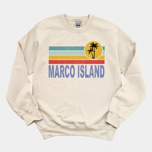 MARCO ISLAND Summer Family Vacation Sweatshirt, Florida Coast Sweatshirt, Marco Island Apparel, Marco Island Honeymoon Trip Souvenir