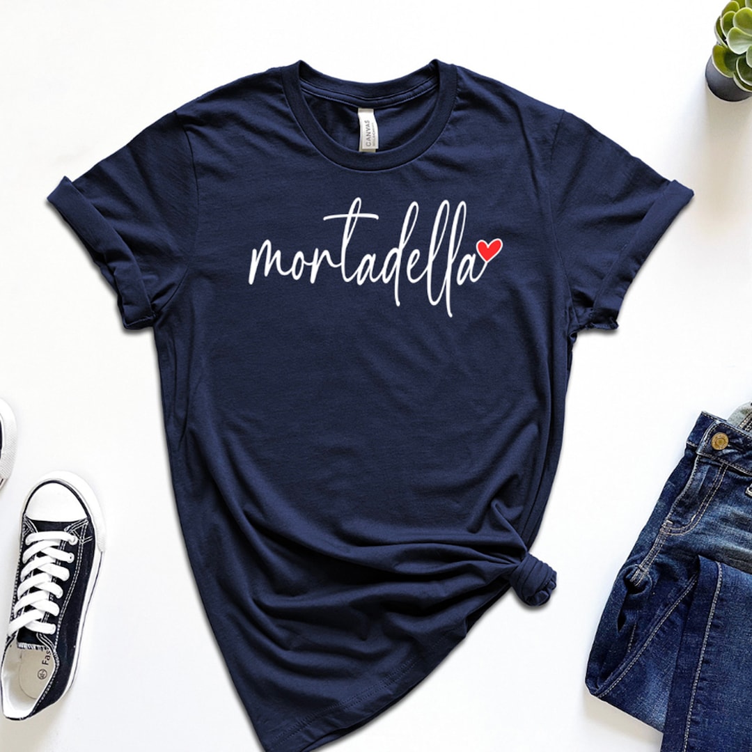 Mortadella Crewneck Tshirt, Unisex Mortadella Tshirt, Mortadella