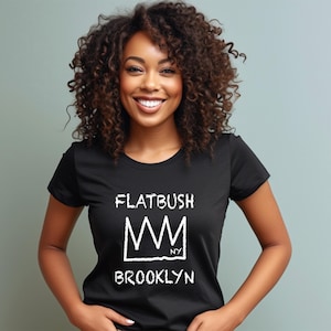 FLATBUSH Brooklyn T-shirt, New York Brooklyn Unisex Shirt, BKLN Crown Tee, Brooklynite N.Y. Shirt, New York City borough T-shirt