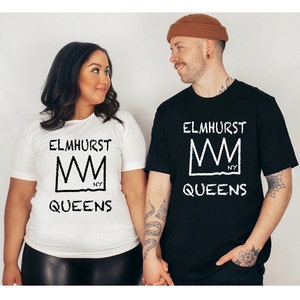 ELMHURST Queens T-shirt, New York Queens Unisex T-shirt, Elmhurst Crown Tee, Queens NYC Shirt