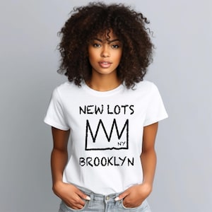 NEW LOTS Brooklyn T-shirt, New York Brooklyn Unisex Shirt, BKLN Crown Tee, Brooklynite N.Y. Shirt, New York City borough T-shirt