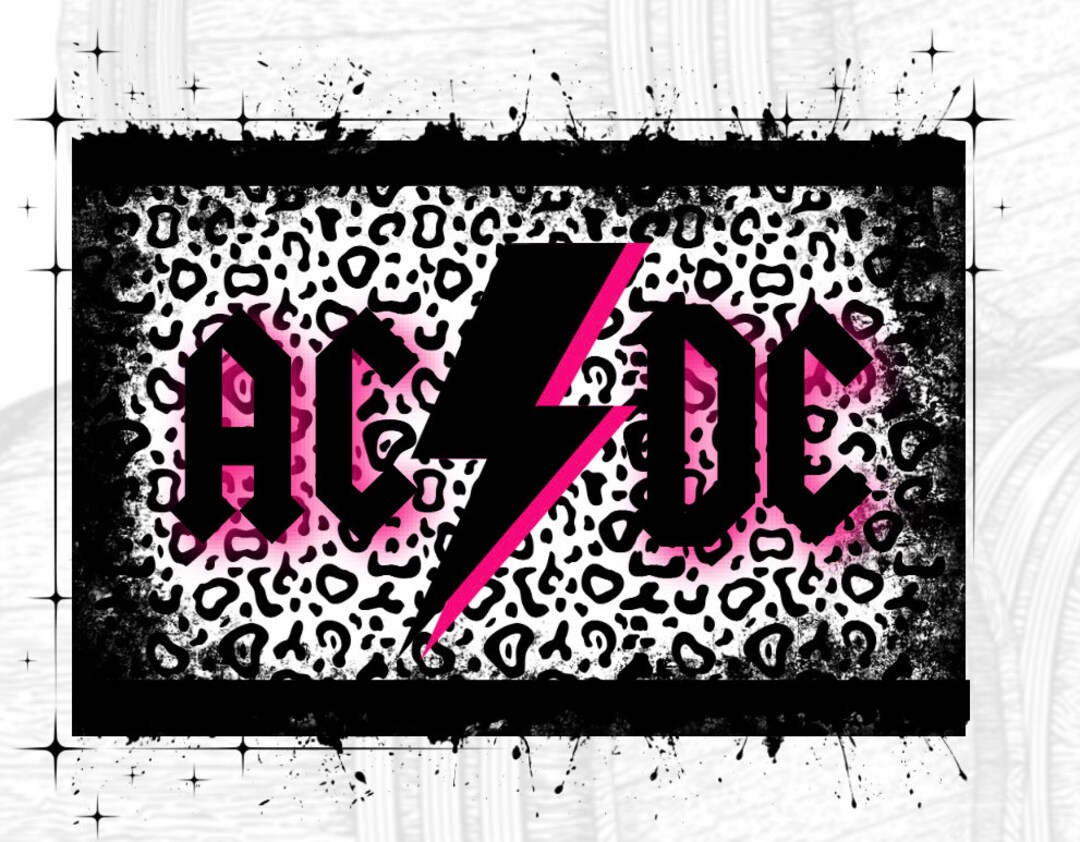 AC/DC Cheetah Print - Etsy