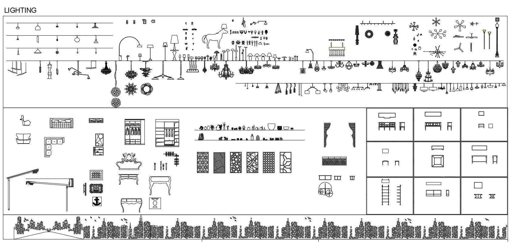 Autocad Huge Library Blocks Metric and Inch (imperial) Mega 2D Block ...