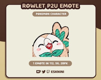 ROWLET P2U TWITCH EMOTE