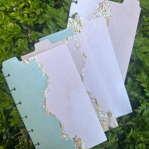 Top Tab Planner Dividers Happy Planner Etsy