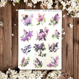 Aromatico senza adesivi decorativi, adesivi decorativi per Planner, diario, scrapbooking