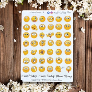 Autocollants décoratifs EMOTIONS HUMOUR, autocollants décoratifs Planner, journal, scrabooking