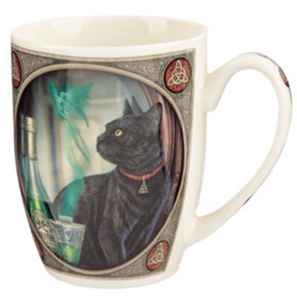 Lisa Parker Porcelain Mug - Absinthe Cat - Coffee Mug - Tea Cup - Mug Gift