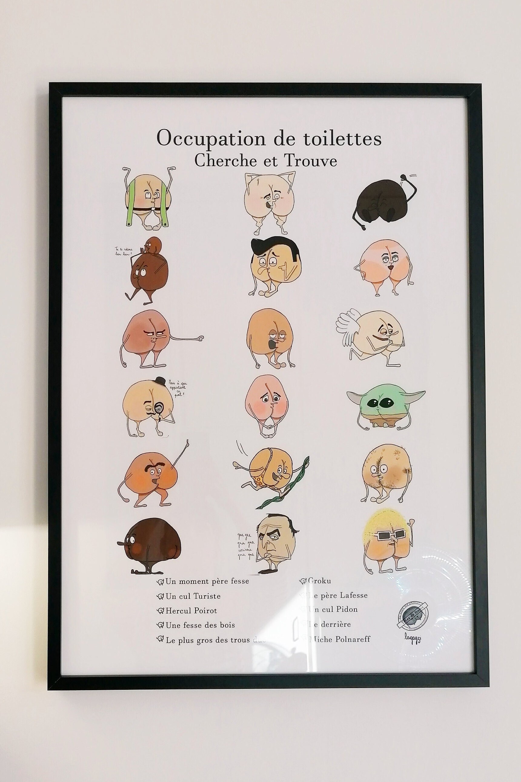 Poster Cherche et Trouve _ Déco de Toilettes