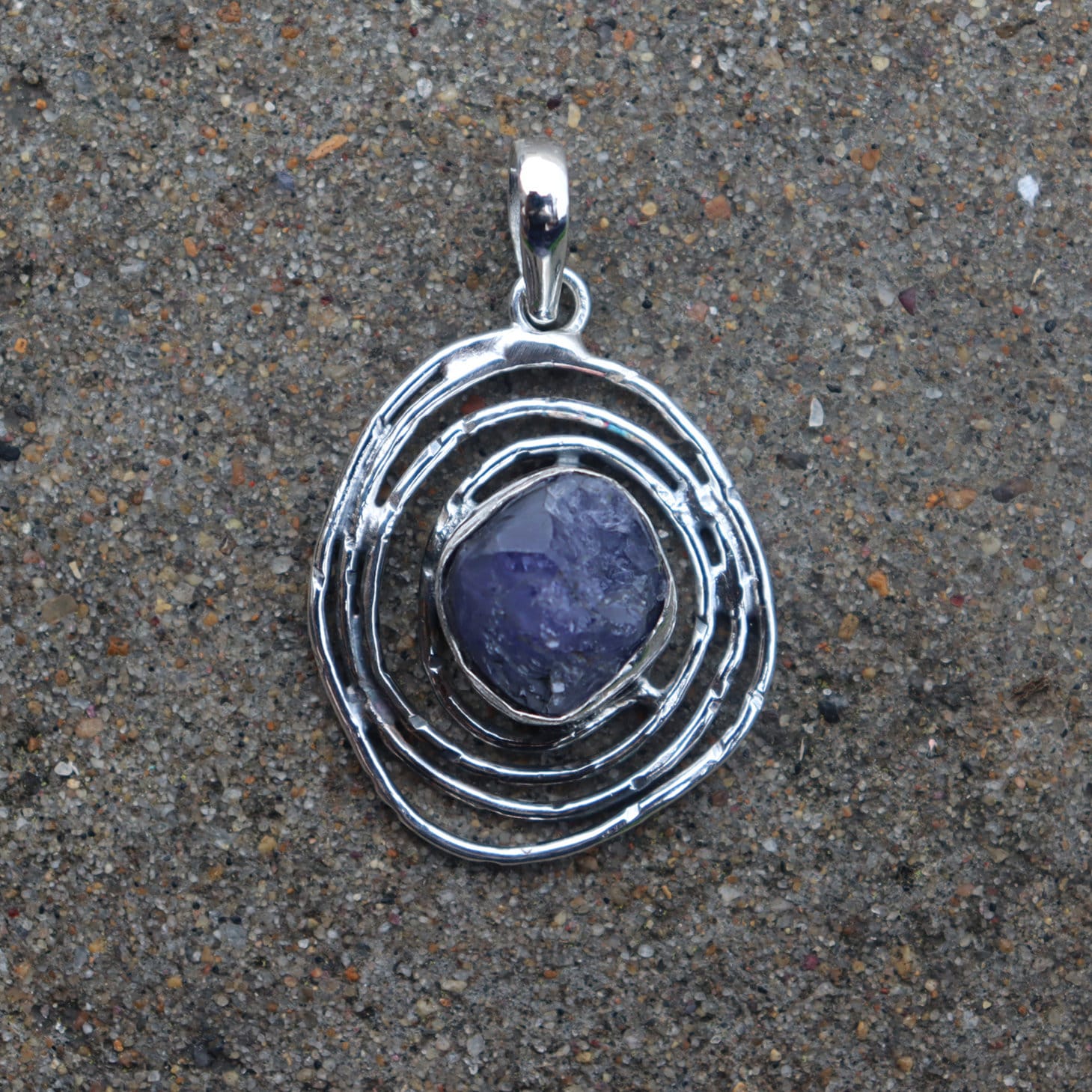 Blue Sapphire Pendant, 925 Sterling Silver Pendant, Sapphire Gemstone Handmade Silver Jewelry, Sapphire Pendant Necklace For Women