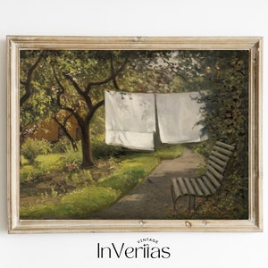 Farmhouse Laundry Vintage Painting | Country Decor | PRINTABLE | No. 514