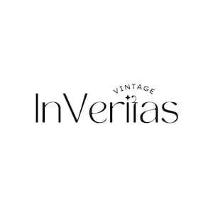 May include: Vintage InVeritas logo with a stylized font and two stars above the word "Veritas".