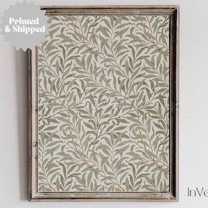 Antique Neutral Tapestry Wall Art | Vintage Floral Textile Print | PRINTED AND SHIPPED | No. A148