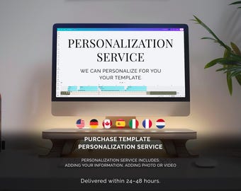 Szablon zaproszenia na usługę personalizacji