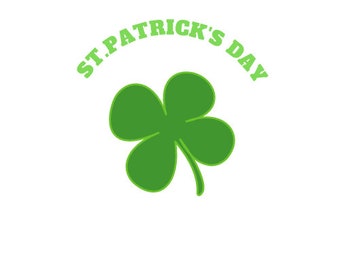Saint Patrick's Day Svg Shamrock Svg Luck Svg Lucky Svg Clover Svg Shamrock DXF  St Patricks Clipart Printable Cut File Vector Cricut PNG