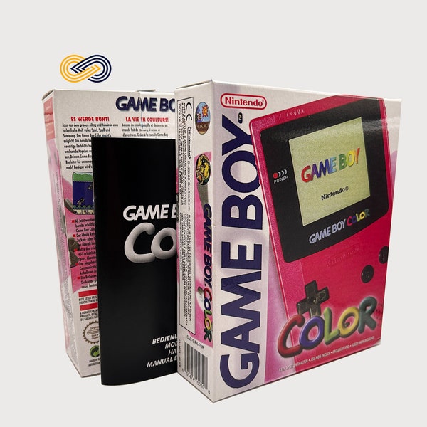 Repro Box Game Boy-kleur, rode editie GBC, aangepaste Game Boy-kleur