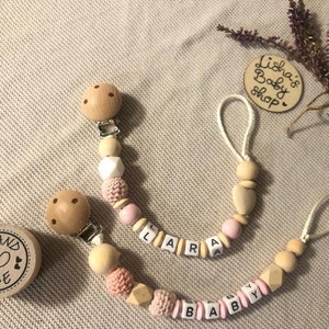 Pacifier chain with name