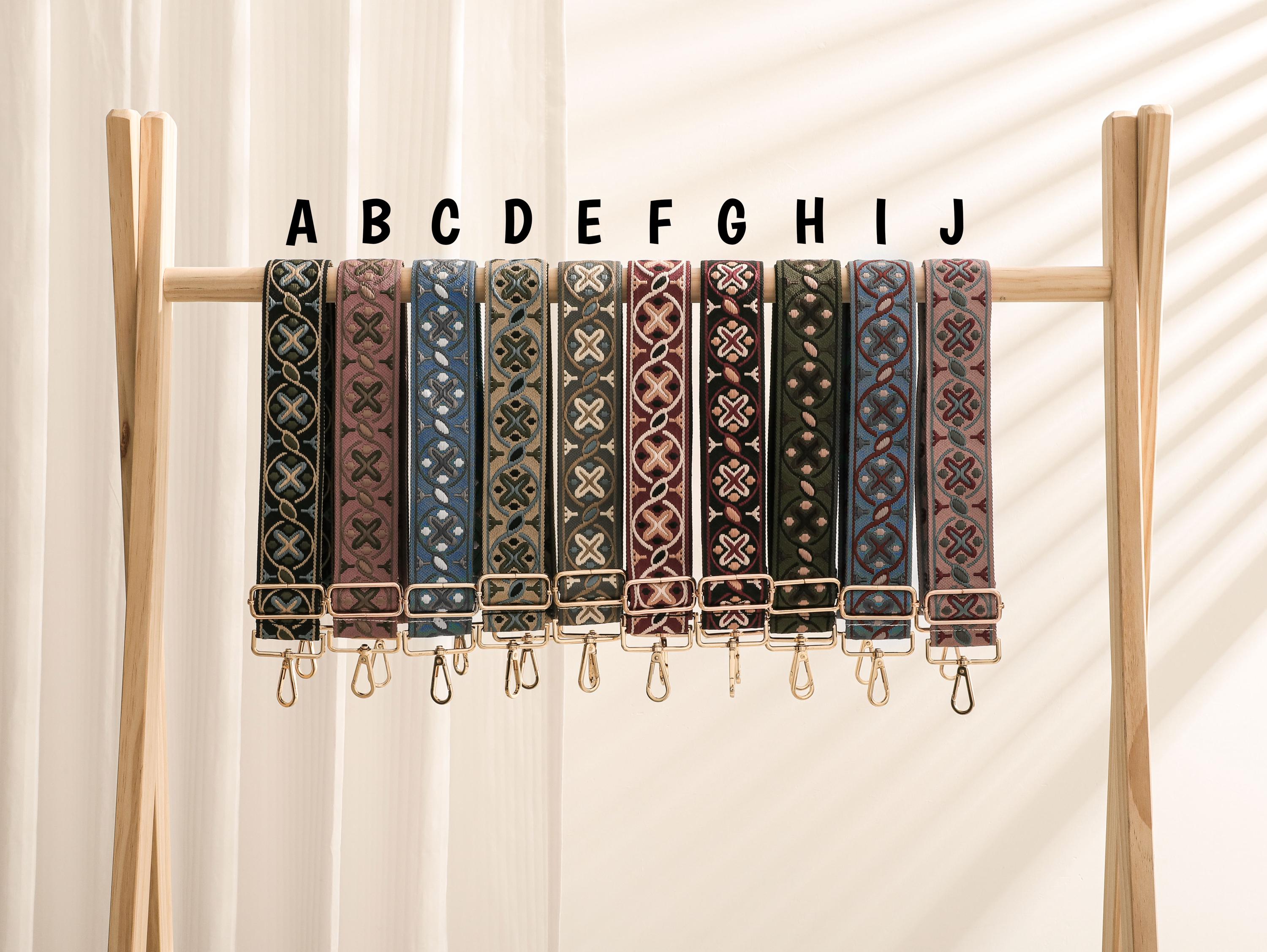 Harding Pattern Strap Patterned Bag Straps, Retro Shoulder Strap, Different Patterns ...