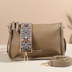 Crossbody Shoulder Bag, Ladies Handbag in Different Colours, Leather Fanny Pack with 2 Straps for Women, Everyday bag, Anniversary gift