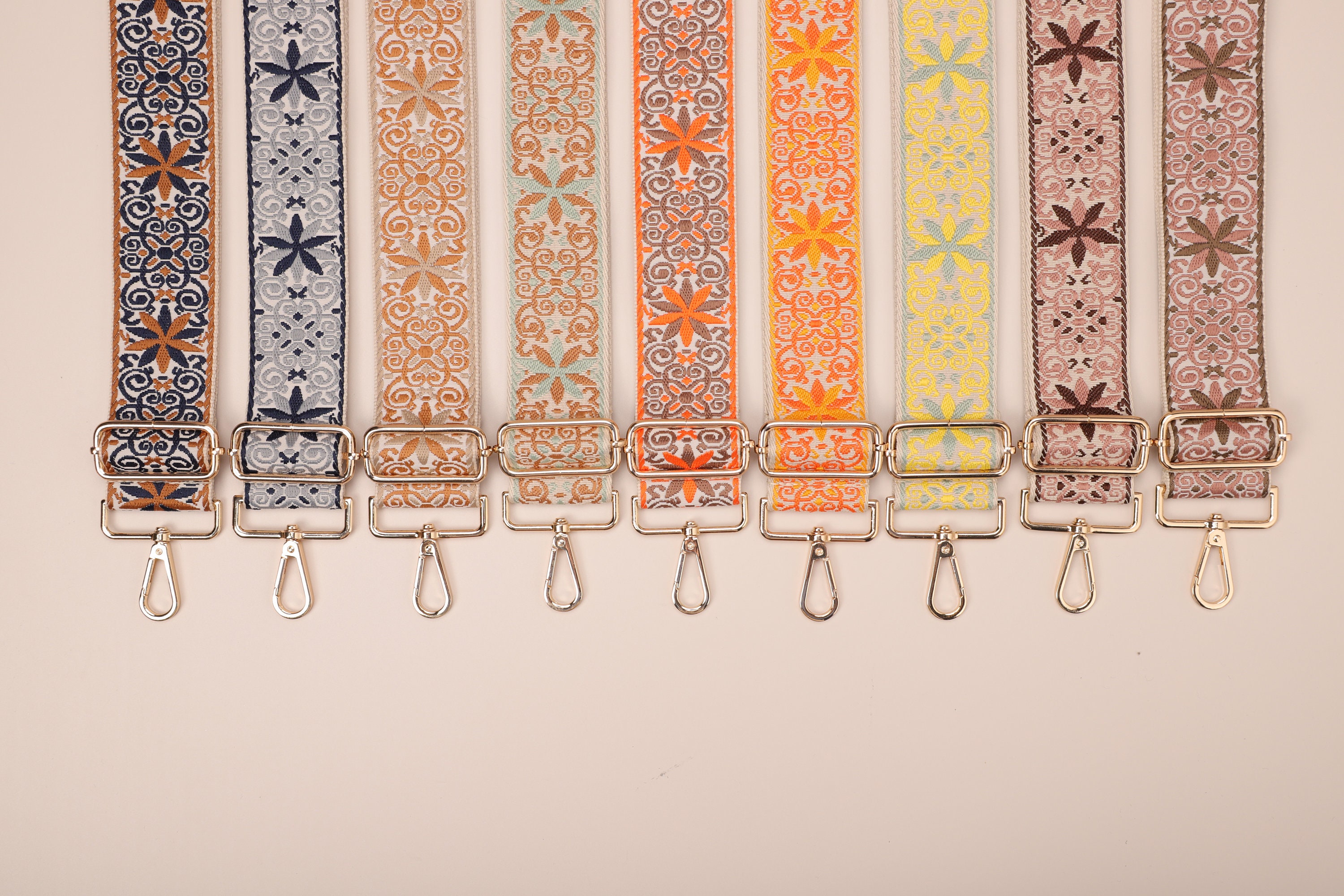 Harding Pattern Strap Patterned Bag Straps, Retro Shoulder Strap, Different Patterns ...