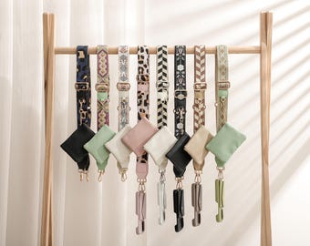 Patterned Phone Lanyard, Crossbody Phone Strap, Retro Shoulder Strap, Crossbody Wide Shoulder Strap with Coin Purse, Replacement Bag Straps