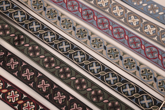 Patterned bag straps, Retro Shoulder strap, Different Patterns Available, Crossbody Wide shoulder strap 5 cm, Replacement Bag Strap