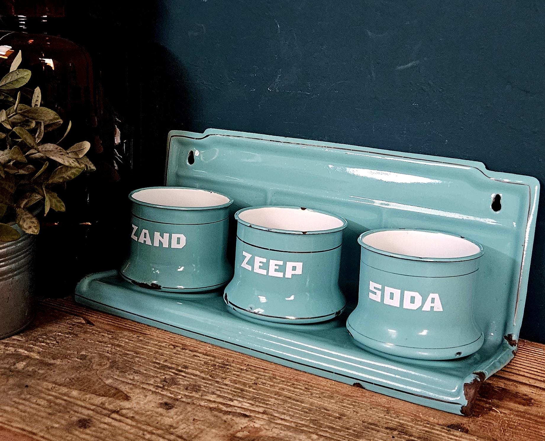 Antique Dutch Canister Set - Etsy