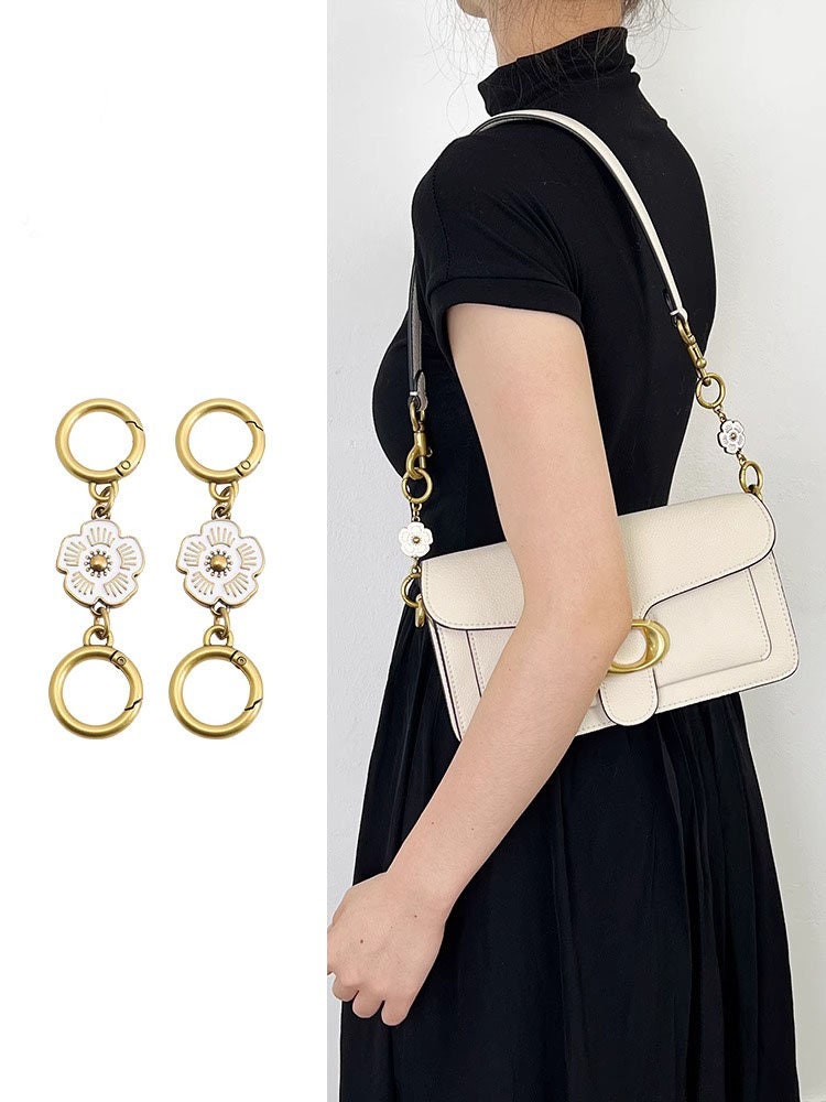 Yichain Fashion Large Metal Cross-body Purse Strap Extender,Handbag Shoulder Strap Extender,Bag Chain Accessory Charms (Gold)
