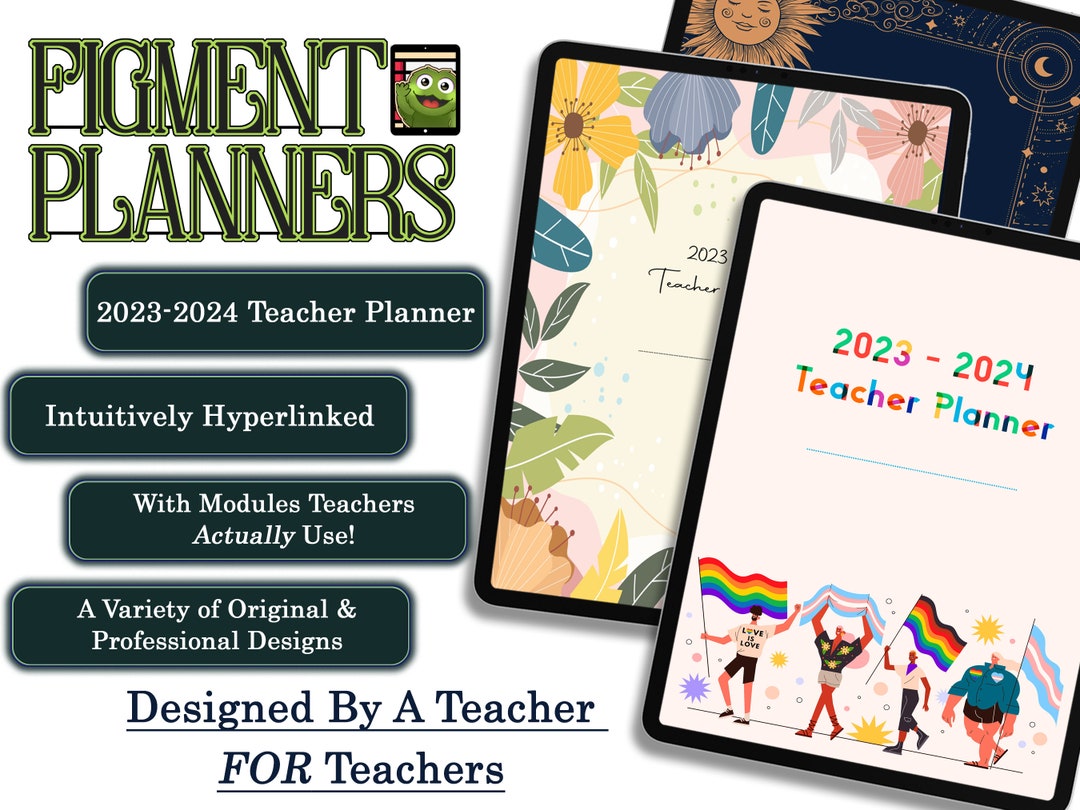 Digital Teacher Planner 2023-2024 iPad Planner Goodnotes Planner ...