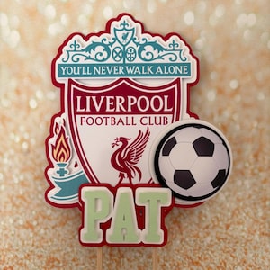FCB Football Club Liverpool topper pastel / decoración de pastel de fútbol Liverpool