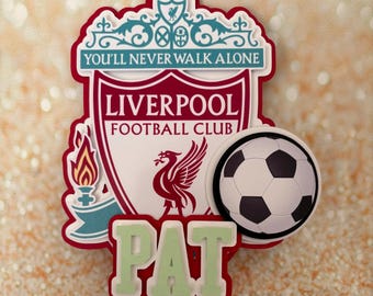 Topper cake FCB Football Club Liverpool / Liverpool football cake decoration