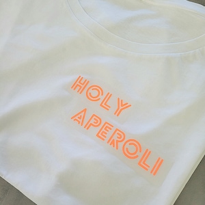 Iron-on "Holy Aperoli" / patch / plot / iron-on image to iron on shirts, bags etc.