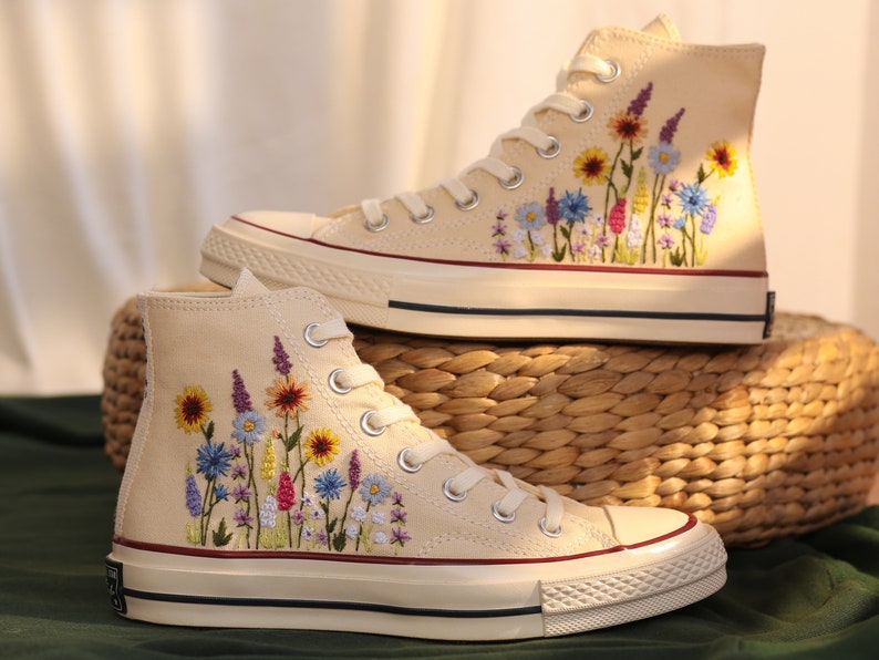 custom embroidered converse