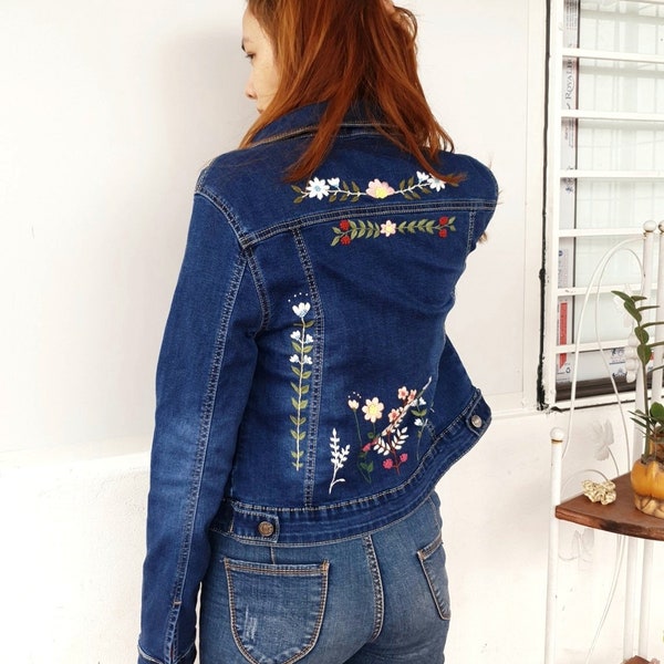 Embroidered Jacket - Etsy