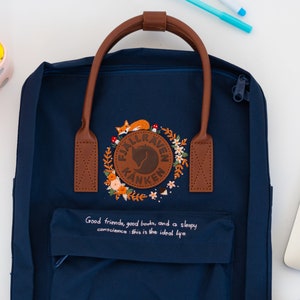 embroidered kanken backpack